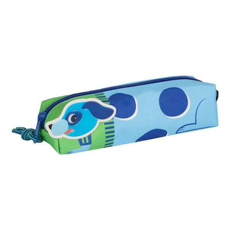 Trousse Chien pour Enfant - Draeger Paris - Multicolore - Polyester recyclé - 19x4x6 cm BLEU 2 - vertbaudet enfant 