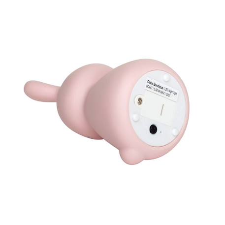 Veilleuse bebe fille couleur rose «Lois» de Olala® - Veilleuse de nuit motif lapin lumière led lampe de nuit [Veilleuse enfant led] ROSE 2 - vertbaudet enfant 