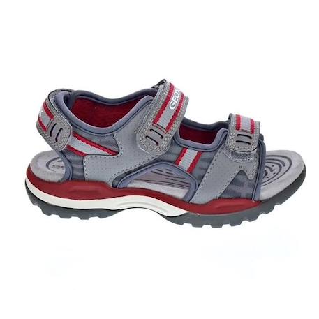 Sandales Garçon Geox Borealis - Gris - Scratch - Confortable GRIS 2 - vertbaudet enfant 