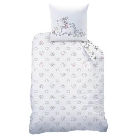 Parure de lit imprimée 100% coton, DISNEY LES ARISTOCHATS CHAMPETRE. Taille : 140x200 cm BLANC 4 - vertbaudet enfant 