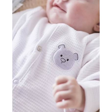 Pyjama dors-bien en jersey BIO BLANC+BLEU 2 - vertbaudet enfant 