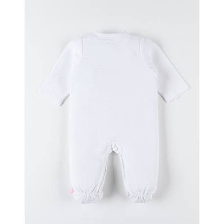 Pyjama dors-bien en jersey BIO BLANC+BLEU 4 - vertbaudet enfant 