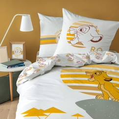 Parure de lit imprimée 100% coton, DISNEY HOME LE ROI LION PRINCE 140x200 cm  - vertbaudet enfant