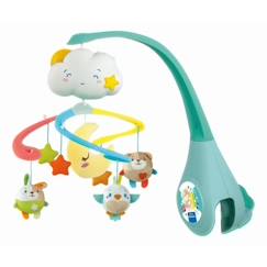 Jouet-Premier âge-Mobile - CLEMENTONI - Sweet Dream Cot - Musique, rotation et peluches douces