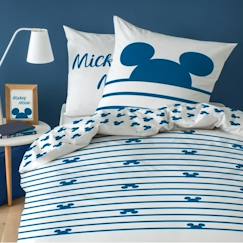 Linge de maison et décoration-Parure de lit imprimée 100% coton - Disney Mickey Sail - Taille 240x220 cm