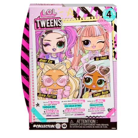 L.O.L. Surprise Tweens S4 Doll - Poupée Jenny Rox 17cm - Accessoires surprises ROUGE 6 - vertbaudet enfant 