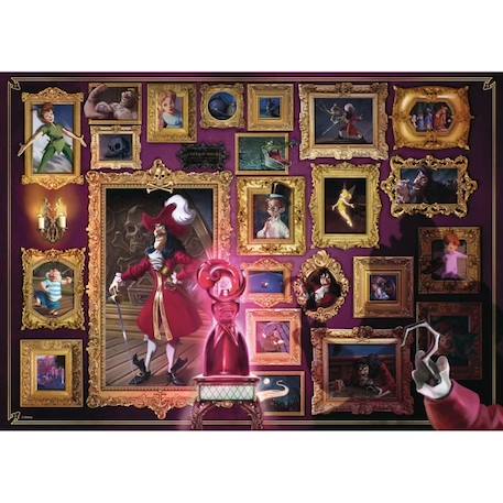Puzzle 1000 pièces Capitaine Crochet - Collection Disney Villainous - Ravensburger VIOLET 3 - vertbaudet enfant 