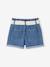 Short en jean style paperbag fille stone 3 - vertbaudet enfant 