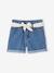 Short en jean style paperbag fille stone 2 - vertbaudet enfant 