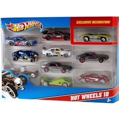 Hot Wheels - Coffret de 10 voitures - Véhicules Miniatures - Mixte - Dès 3 ans  - vertbaudet enfant