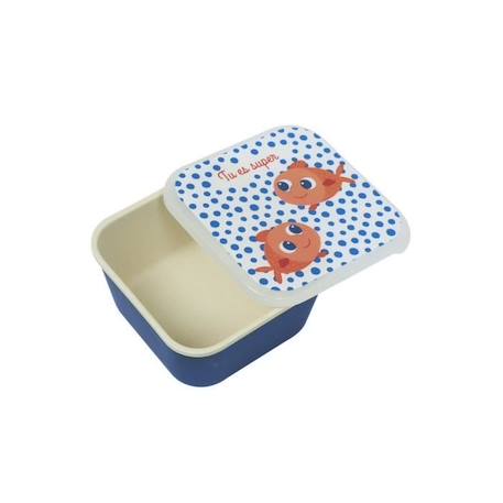 Draeger la carterie - Boîte à goûter PETITS POISSONS ROUGES - Multicolore BLEU 3 - vertbaudet enfant 