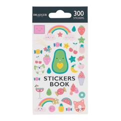 Jouet-Activités artistiques et musicales-Stickers Autocollants - Kawaï - 300 Pièces - Draeger Paris