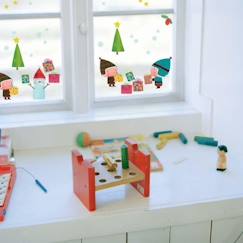 -Homestikers Noël Lutins et Cadeaux pour fenetre