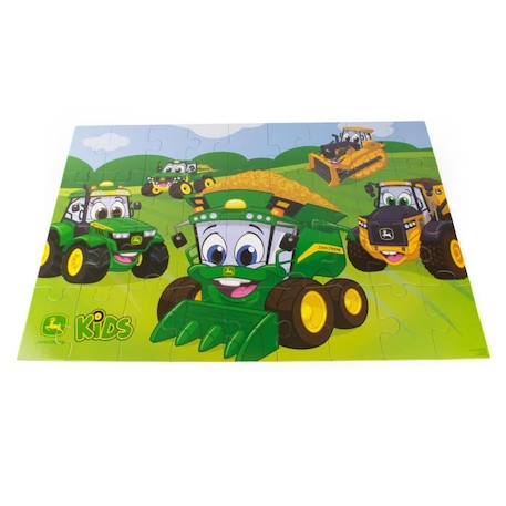 Puzzle de sol géant - TOMY - John Derre - 36 pièces - Dessins animés et BD - Enfant à partir de 3 ans VERT 2 - vertbaudet enfant 