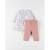 Set robe imprimé fleuri + legging uni ROSE 2 - vertbaudet enfant 