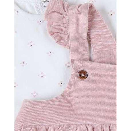 Ensemble robe velours côtélé + t-shirt manches longues ROSE 4 - vertbaudet enfant 