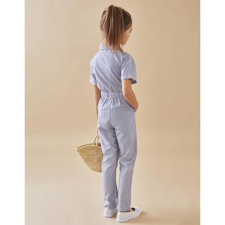 Combinaison longue rayée BLEU 3 - vertbaudet enfant 