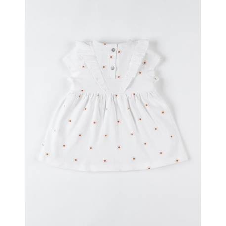 Robe bi-matière imprimé soleil BEIGE 4 - vertbaudet enfant 