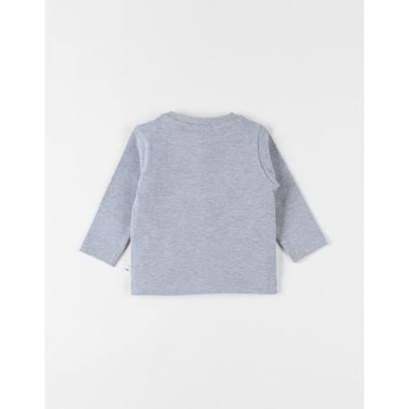 T-shirt manches longues imprimé Nouky gris GRIS 2 - vertbaudet enfant 