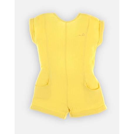 Combishort mousseline de coton JAUNE 3 - vertbaudet enfant 