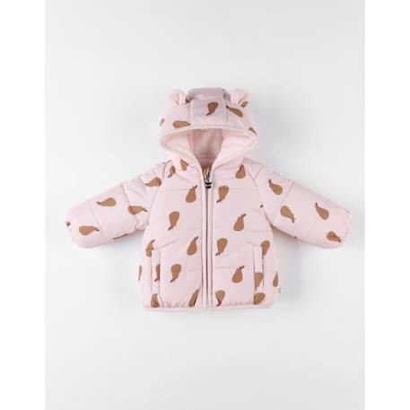 Veste déperlante imprimée poires doublée Groloudoux® ROSE 2 - vertbaudet enfant 