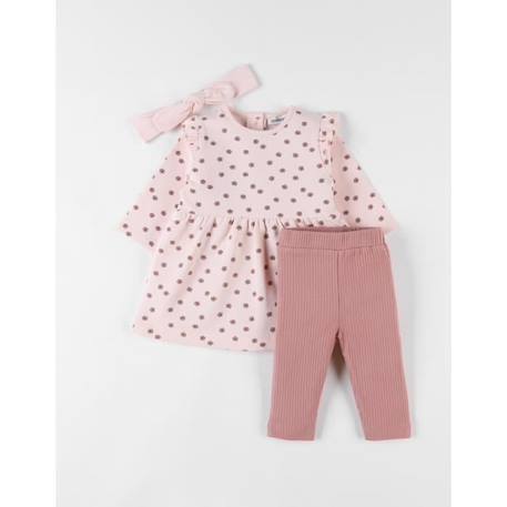 Bébé-Ensemble-Set bandeau + t-shirt manches longues + legging