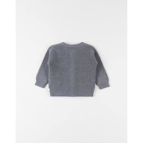 Cardigan en tricot anthracite chiné GRIS 2 - vertbaudet enfant 