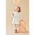 Robe imprimé lapin en Sweatoloudoux® BLANC 1 - vertbaudet enfant 