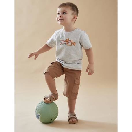 Bermuda en twill BEIGE 1 - vertbaudet enfant 