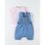 Set salopette denim + t-shirt BLEU 3 - vertbaudet enfant 