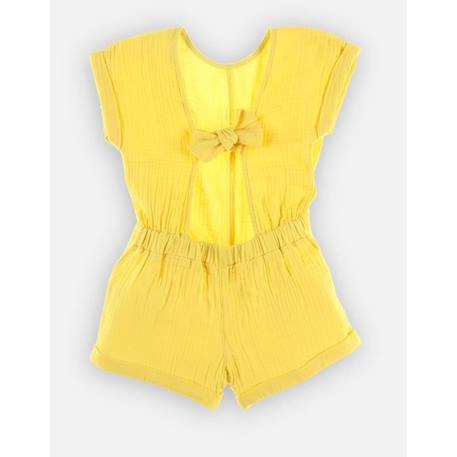 Combishort mousseline de coton JAUNE 4 - vertbaudet enfant 