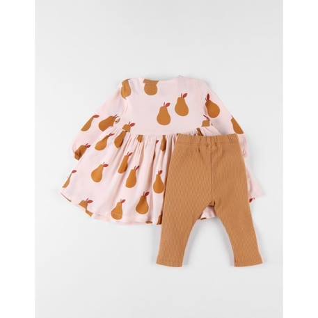 Set robe imprimé poires + legging uni ROSE 4 - vertbaudet enfant 