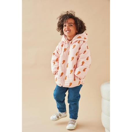 Veste déperlante imprimée poires doublée Groloudoux® ROSE 1 - vertbaudet enfant 