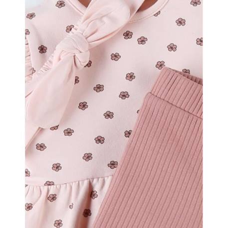 Set bandeau + t-shirt manches longues + legging ROSE 3 - vertbaudet enfant 