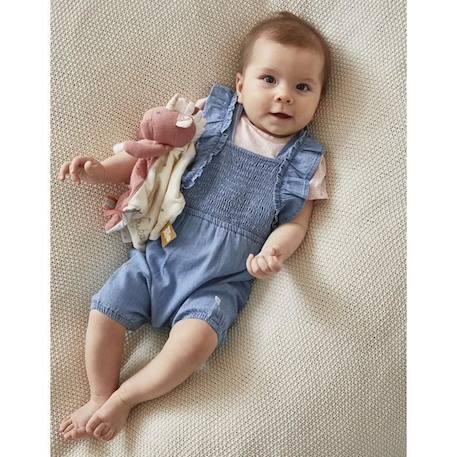 Set salopette denim + t-shirt BLEU 1 - vertbaudet enfant 