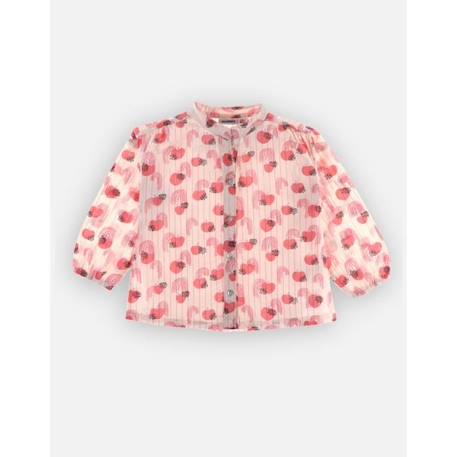 Blouse manches longues imprimé pommes ROSE 3 - vertbaudet enfant 