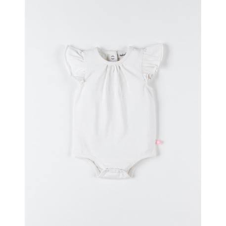 Body tiddy manches volants BLANC 1 - vertbaudet enfant 