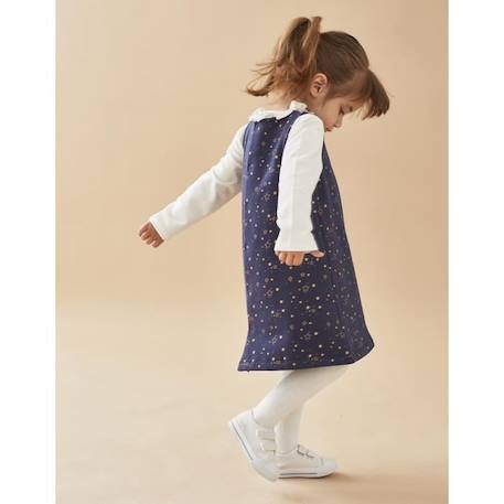 Ensemble robe en molleton et t-shirt manches longues uni BLANC 3 - vertbaudet enfant 