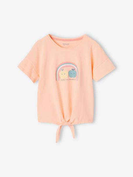 Pyjashort fille arc-en-ciel pêche 2 - vertbaudet enfant 