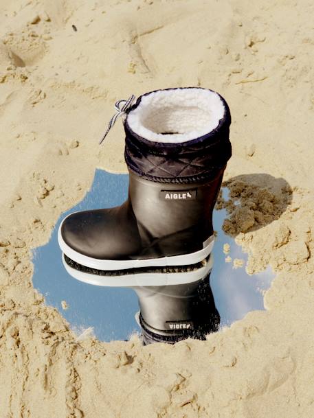 Chaussette de ski avec coussin complet et dessin de ski-Enfant