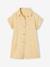 Combishort en gaze de coton fille jaune pastel+pivoine 1 - vertbaudet enfant 