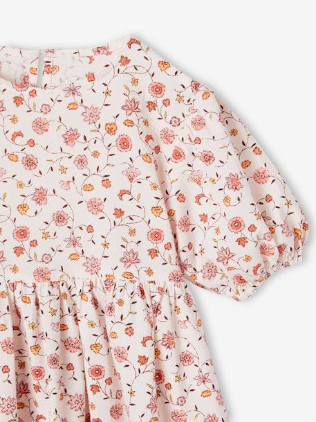 Robe en seersucker fille lilas+rose pâle 6 - vertbaudet enfant 