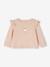 Ensemble bébé sweat et pantalon argile+écru+rose nude 17 - vertbaudet enfant 