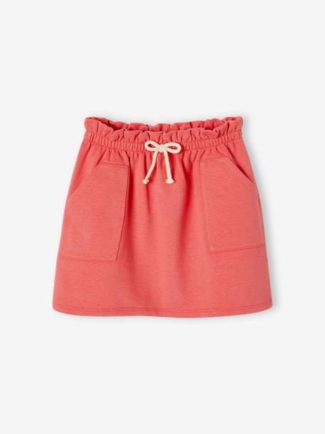 Jupe en molleton fille rayé vert+rouge 4 - vertbaudet enfant 