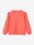 Sweat avec volant en broderie anglaise fille corail+vanille 2 - vertbaudet enfant 