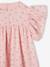 Robe en gaze de coton fille bleu grisé+écru+rose 12 - vertbaudet enfant 