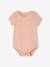 Lot de 5 bodies emmanchure US bébé en coton biologique vieux rose 6 - vertbaudet enfant 