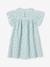 Robe en gaze de coton fille bleu grisé+écru+rose 4 - vertbaudet enfant 