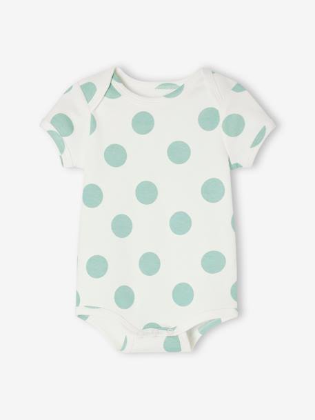 Lot de 3 bodies évolutifs bébé en coton biologique bleu ciel 4 - vertbaudet enfant 