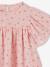 Blouse en gaze de coton bio fille manches papillon écru+rose 9 - vertbaudet enfant 